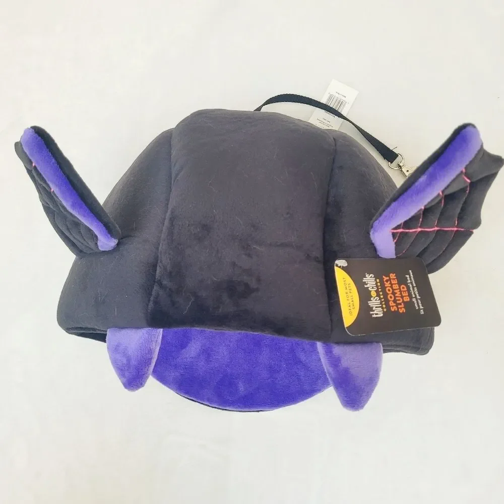 Thrills & Chills Bat Cave Spooky Slumber Bed Small Pets Hideaway Plush New OOS